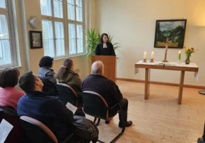 Pfarrerin Annemarie Sommer in Friedrichsrode im Kirchenkreis Südharz | Foto: Regina Englert