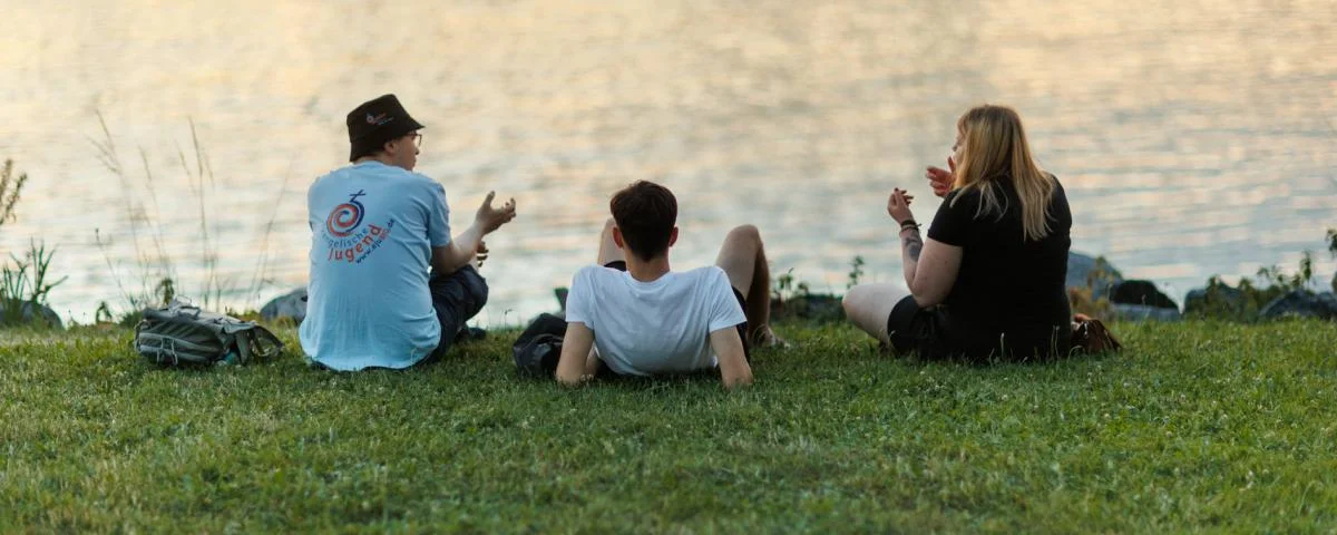 Chillen beim Jugendkirchentag